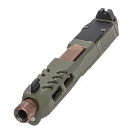 PSA Dagger SW6 RMR Slide Assembly Copper Threaded Barrel Sniper Green