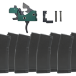 Triggered Company Disruptor AR-15 Green Forced Reset Trigger + 10x 30rd Mags