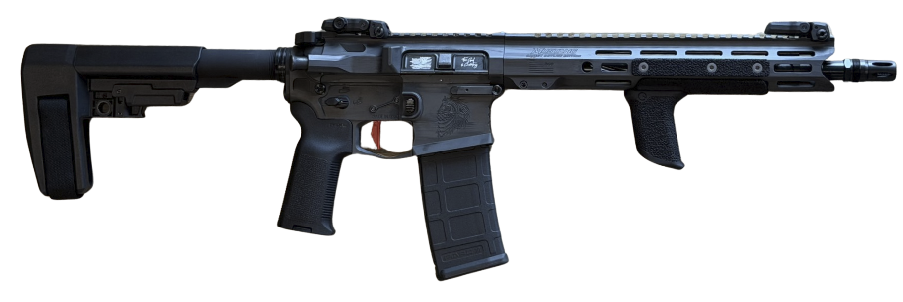 Mustang Armament Honest Outlaw .223 Wylde 12.5” Pistol