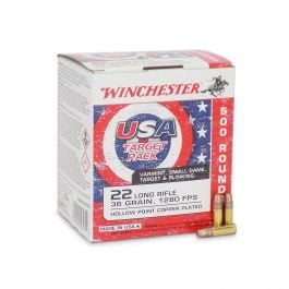 Winchester .22 LR 36 GR CPHP 500 Rounds