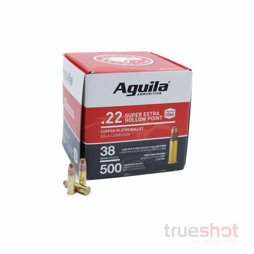 Aguila Super Extra 22 LR 38 Grain CP HVHP Bulk Pack