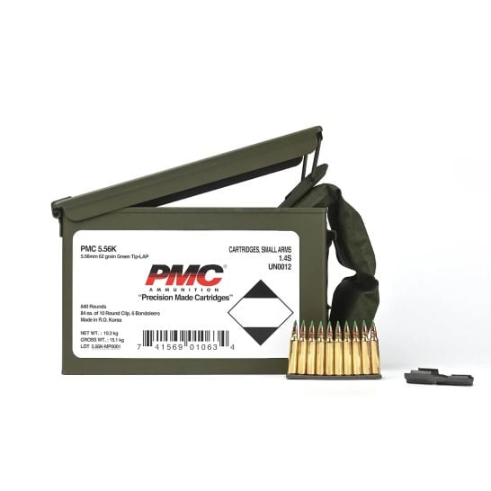 PMC X-Tac 5.56 NATO 62gr Green Tip LAP
