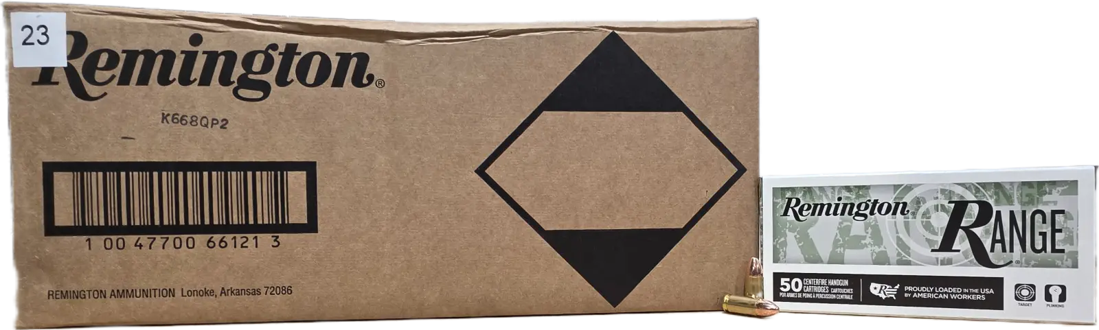 Remington Range 9mm 115gr FMJ 1000 Case