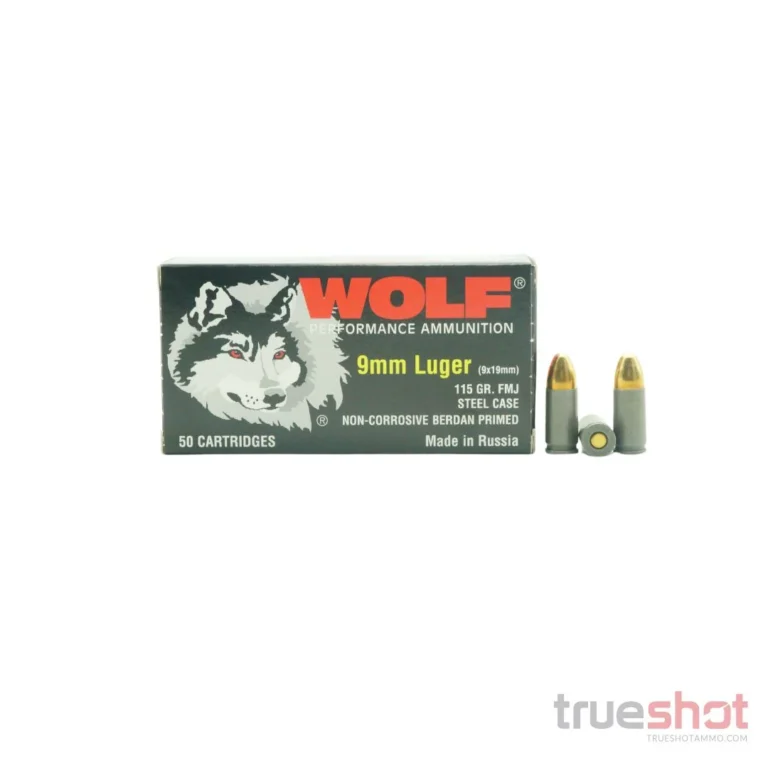 Wolf Ammunition 9mm 115 Grain FMJ