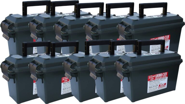 MTM AC30TP Ammo Can 30 Cal Tall Forest Green 10 Pack