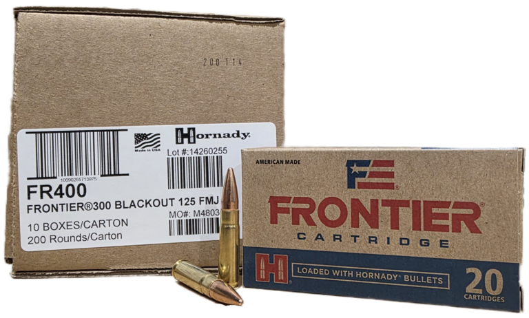 Hornady Frontier .300 Blackout 125gr FMJ 200rd Case