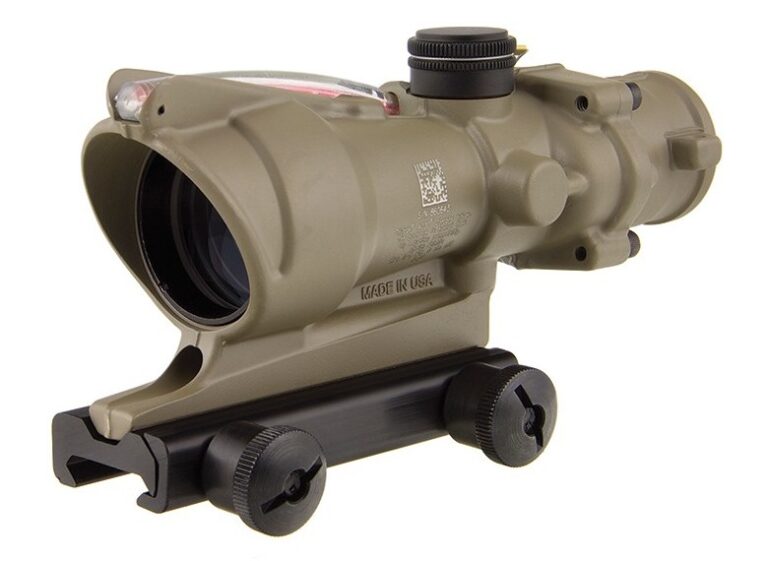 Trijicon ACOG 4×32 FDE Red Chevron .223/5.56 BDC