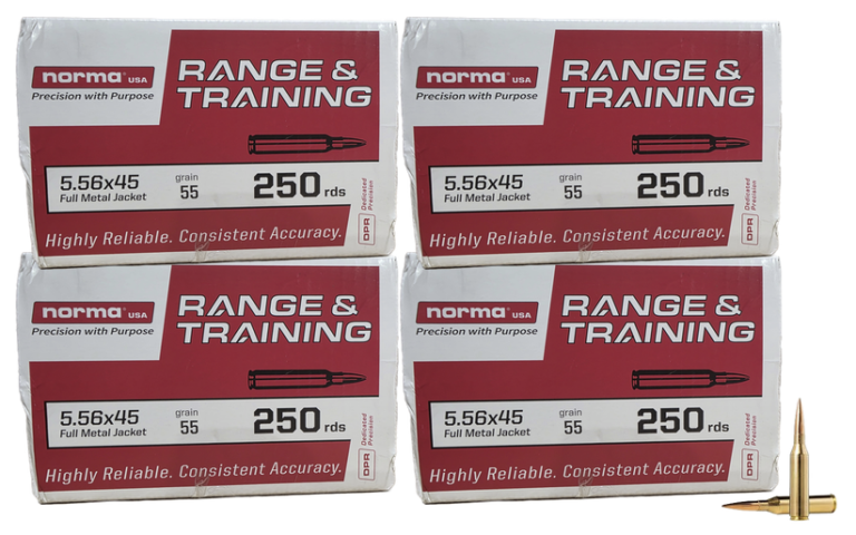 Norma Range & Training 5.56mm 55gr FMJ 1000rd